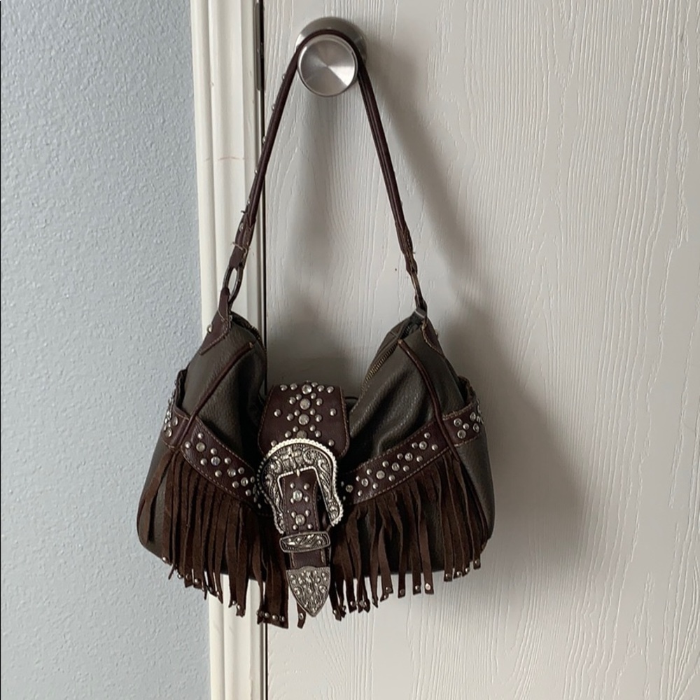 Fringe handbag